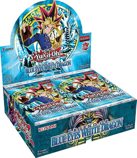 yu gi oh legend of the blue eyes white dragon|blue eyes white dragon booster box.